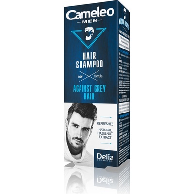 Delia Cosmetics Cameleo Men šampón proti šediveniu tmavých vlasov Quality 150 ml