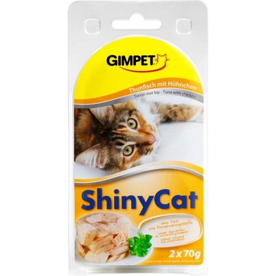 Gimborn GimCat ShinyCat тонфиш + пиле 2 x 70 г