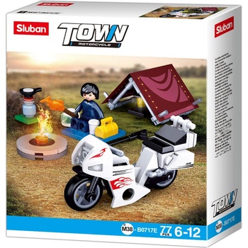 Sluban B0717E Motorkář v kempu