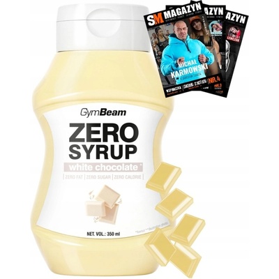 GymBeam Sirup ZERO biela čokoláda 350 ml