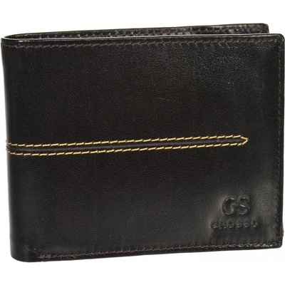 Barebag Čokoládovo pánska kožená peňaženka RFID v krabičke GROSSO hnědá
