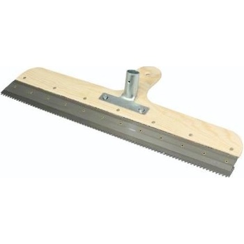 KUBALA KU0570 Špachtle nerez, 560 mm, zub 4 x 2,5 mm, překližková rukojeť,