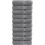 vidaXL Премиум кърпи за баня SOLUND 10 бр сиви 70x140 см 600 gsm (137310)