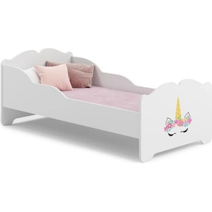 Kobi Детско легло ANNA с принт (140 х 70 см, unicorn)