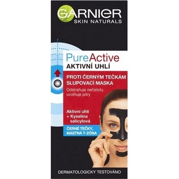 Garnier Pure Active slupovací maska proti černým tečkám s aktivním uhlím 50 ml