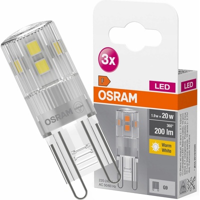 Osram 4058075450042 LED F A G G9 valcovitý tvar 1.9 W = 20 W teplá biela
