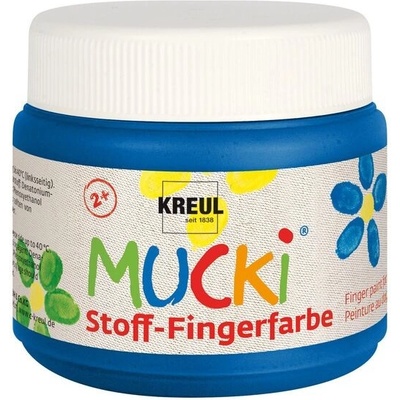 Prstová barva na textil MUCKI 150 ml modrá