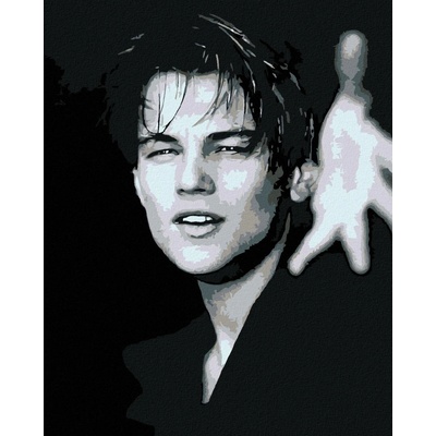 zuty Malování podle čísel Leonardo DiCaprio 80 x 100 cm bez rámu a bez vypnutí plátna 8596530039389