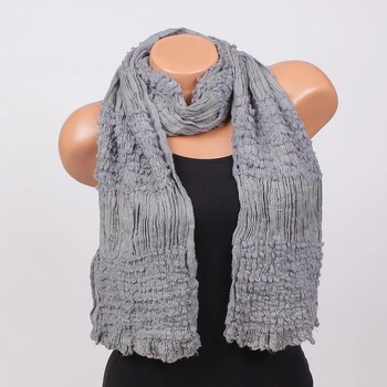 Image 1 of Ефектен дамски шал в сиво