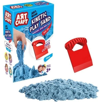 ART CRAFT Kinetický písek 500 g MODRÁ