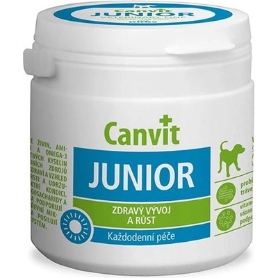 Canvit junior - таблетки за здравословно развитие и растеж на кученца 100 табл. / 100 г