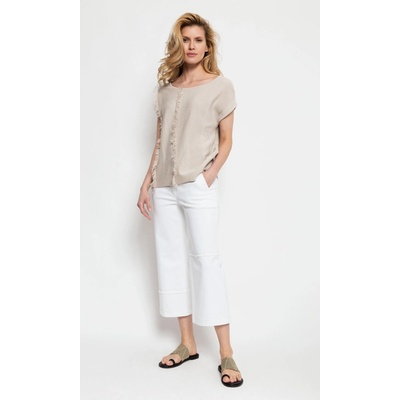 Deni Cler Milano trousers W-Dk-5206-0E-U4-10-1 bielé