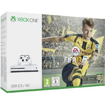 Microsoft Xbox One S (Slim) 500GB + FIFA 17