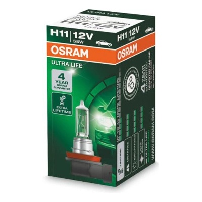 Крушка OSRAM H11, 12V, 55W, 3200K, 1350lm, 1 брой