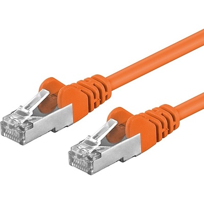Premiumcord sp6asftp030E Patch, CAT6a S-FTP, RJ45-RJ45, AWG 26/7, 3m, oranžový
