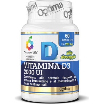 Optima Naturals Витамин d3 2000 ui - 60 таблетки
