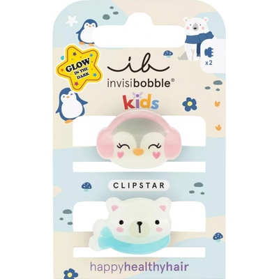 Invisibobble Kids Clipstar Glow Polar Friends Polar Friends