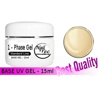 Nailtec PROFI BASE UV gel Standard Line žlutý 15 ml