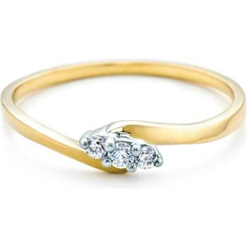 SAVICKI Годежен пръстен savicki: двуцветно злато, диаманти