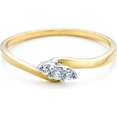 SAVICKI Годежен пръстен savicki: двуцветно злато, диаманти