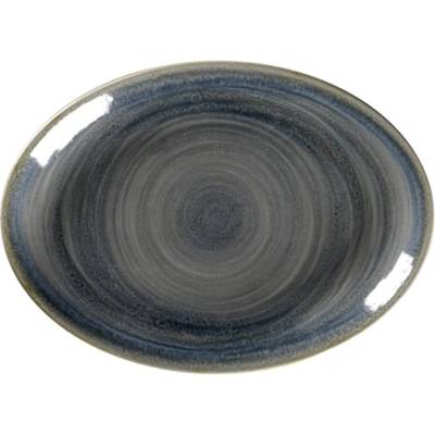 RAK Porcelain Spot talíř oválný 21 × 15 cm, šedomodrý