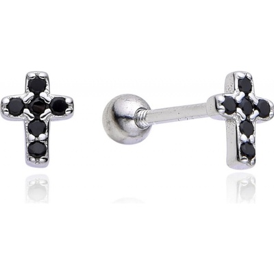 Jan Kos jewellery stříbrné náušnice MHT-3490/SB00