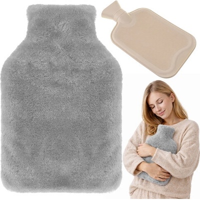 Ruhhy Gumová láhev Termofor šedý 1800 ml 27842