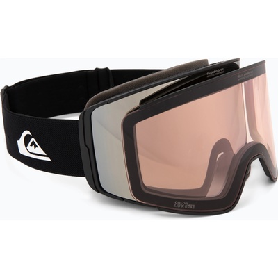 Quiksilver Мъжка маска за сноуборд Quiksilver Storm MG black/black clux ml silver