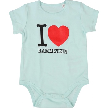 RAMMSTEIN бебешко боди RAMMSTEIN - I Love Rammstein - Green - BKBIHRg