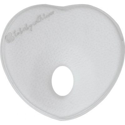 KikkaBoo Ergonomický Vankúšik Z Pamäťovej Peny Heart Airknit Grey