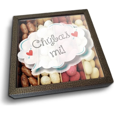 Sablio Mandle v čokoláde Chýbaš mi 4 x 80 g