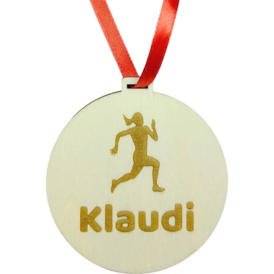 Medaile běh stuha: modrá