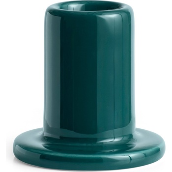 Hay Tube S Свещник за класическа свещ или чаени свещи, тъмнозелен, керамичен (AB540-A601-AE77)