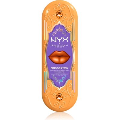 NYX Professional Makeup Bridgerton Royal Treasures комплект за устни цвят 06 2 бр