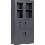 Carmen Метален шкаф Carmen CR-1240 E SAND - графит (3580011) - tierradesign