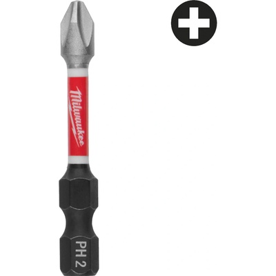 Skrutkovaci bit Milwaukee Shockwave PH 2 x 50 mm 1/4 Hex