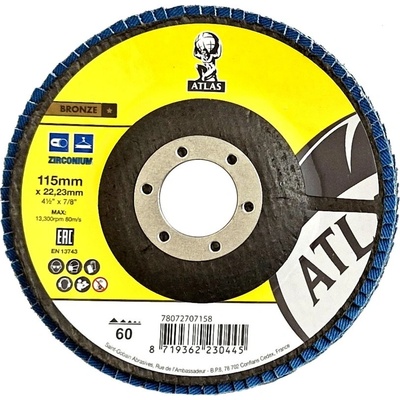 Atlas Lamelový kotouč 115 x 22.2 mm P60 KX663 78072707158