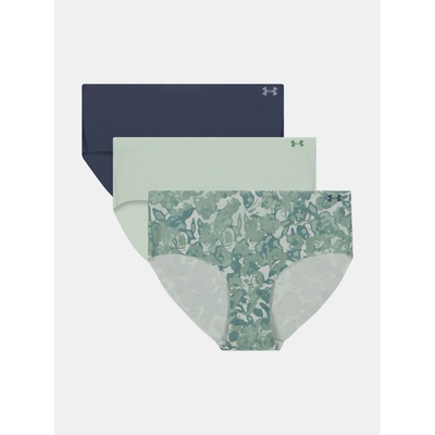 Дамски бикини Under Armour UA Pure Stretch Nov NS HIP (3 бр. ) Under Armour | Zelen | ЖЕНИ | XS