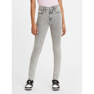 Levi's 721 high rise skinny jeans sivá