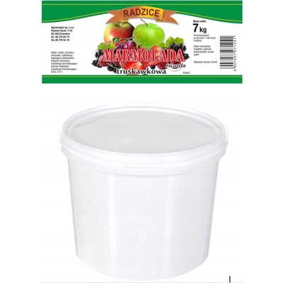 Radzice Marmeláda jahodová TVRDÉ vedro 7 kg
