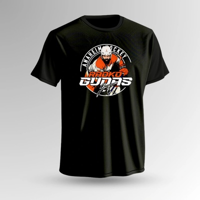 FansArena Radko Gudas #7 Anaheim Ducks NHL čierna