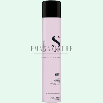 Alfaparf Professional Milano Alfaparf Professional Лак за коса със силна фиксация 500 мл. Semi Di Lino Style&Care Original Hairspray (03161500)