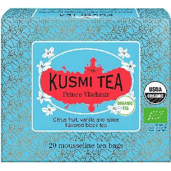 Kusmi Tea Черен чай Prince Vladimir в муселинови торбички 20 бр (21716A1120)