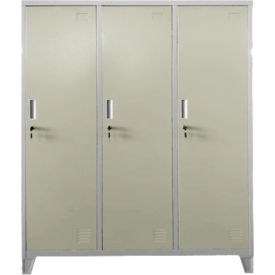 Carmen Метален шкаф Carmen CR-1604-3 JZ - сив / бежов (3580175_92)