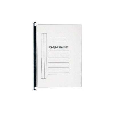 Папка за картотека, l-образна, 10 броя