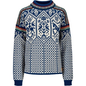 Dale of Norway Дамски вълнен пуловер Dale of Norway Women's 1994 Sweater Wool jumper - Indigo / Off White / Mustard - размер XL (105-5821-0114)