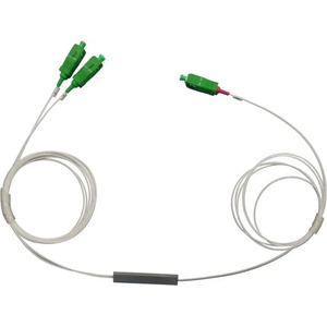 Conneu Оптичен PLC сплитер 1х2 с SC-APC конектори, Blockless, Conneu (CNPLC-102-SCA1-SCA1-BL)