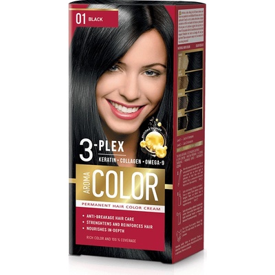 Aroma Color Farba na vlasy čierna 01