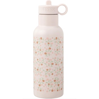 Fresk : 2 в 1 Бутилка и термос от неръждаема стомана с вградена сламка 500мл - Garden Flowers (FR-FD320-75)