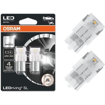 Ampoule LED OSRAM LEDriving P21/5W - Blanc Froid 6000K - Non Homologuée ECE - Lot De 2